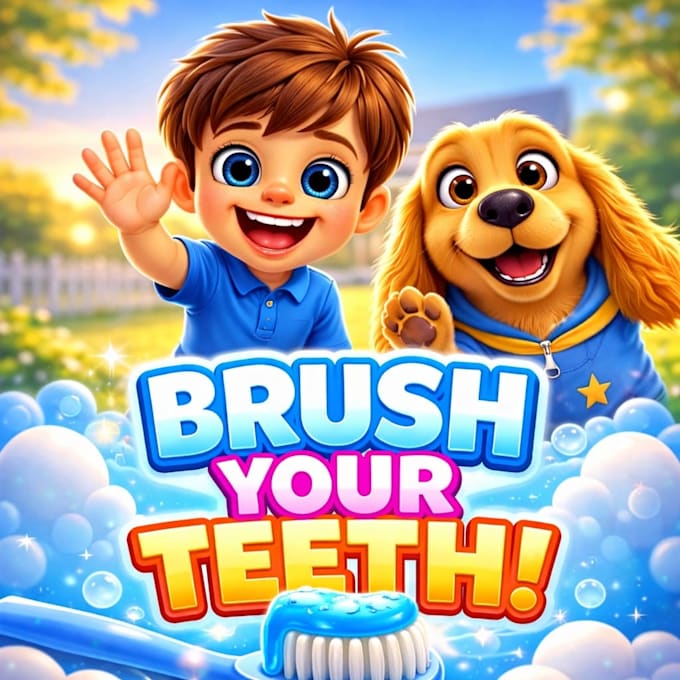 create custom 3d kids animation for dental clinics