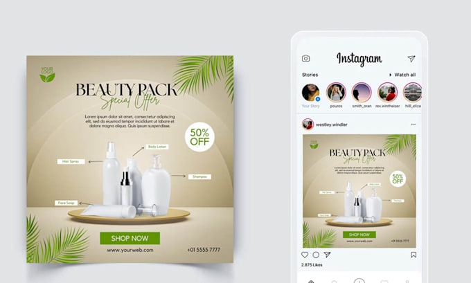 do social media advertising, post, instagram post