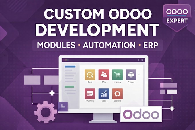 develop custom odoo modules and automate your erp workflows