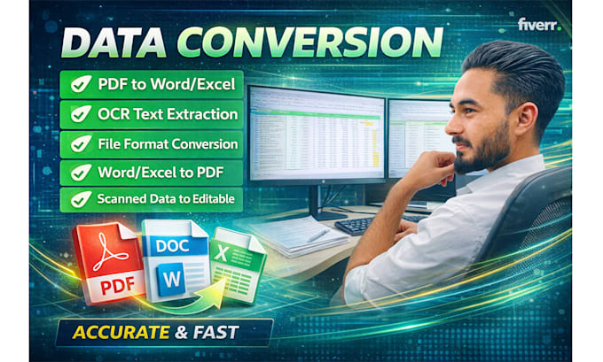 do all types of documet conversion, document edit,