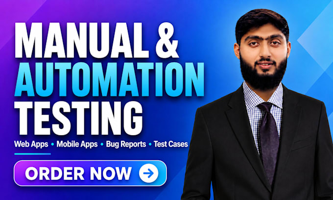 do manual and automation testing of mobile and web applications