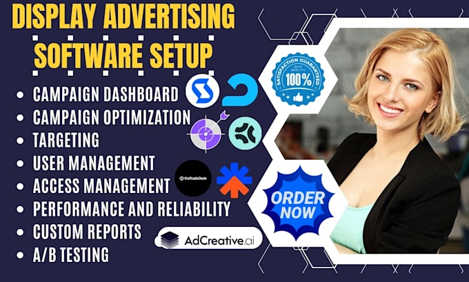 setup professional display advertising software via stackadapt adroll adcreative