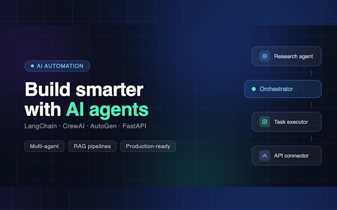 build a custom ai agent using langchain, crewai, or autogen