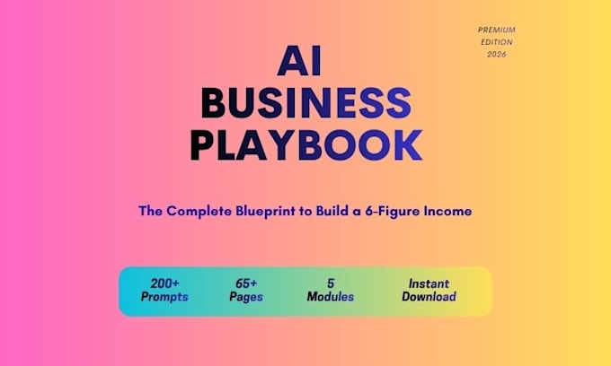 create a complete ai business plan or digital product blueprint