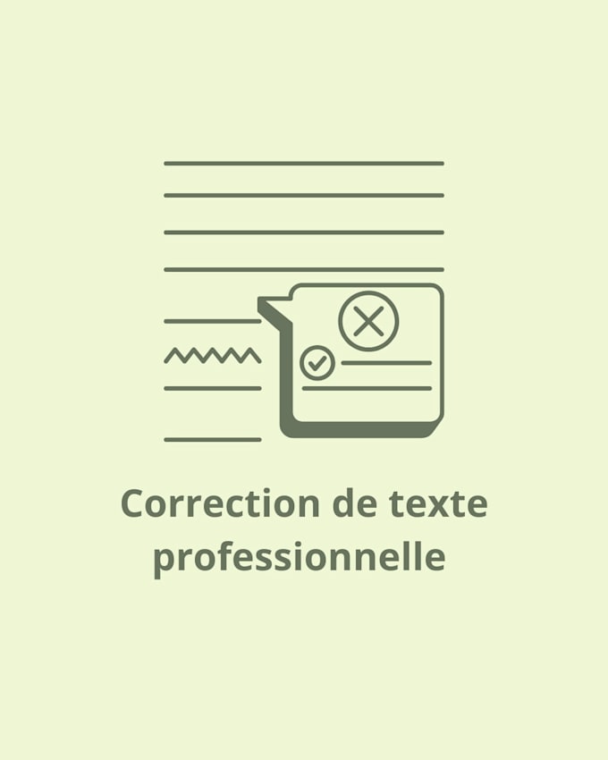professionally proofread and edit your french text