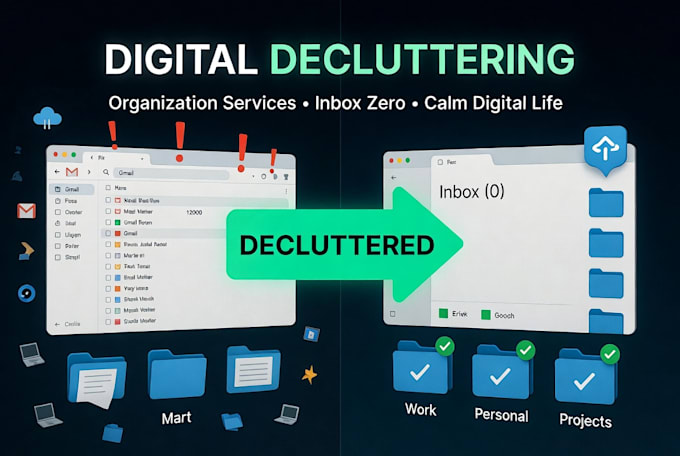 organize and declutter your digital files for a streamlined workflow