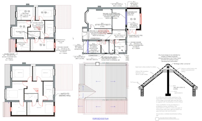 provide structural calculations, and building regulation dwg