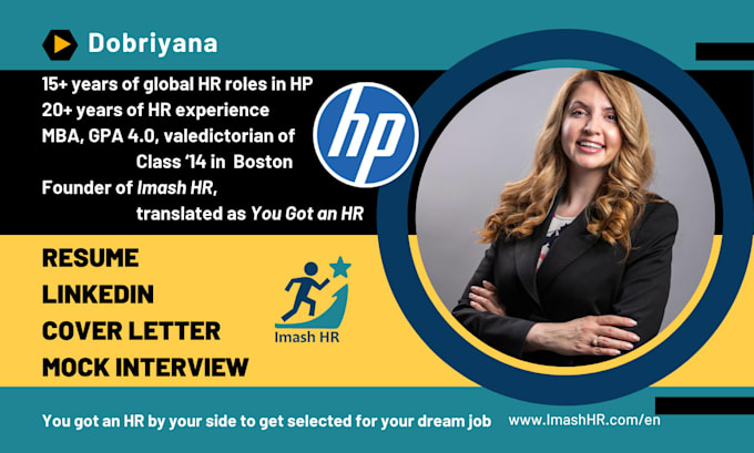 write your resume, linkedin, cover letter as an HR