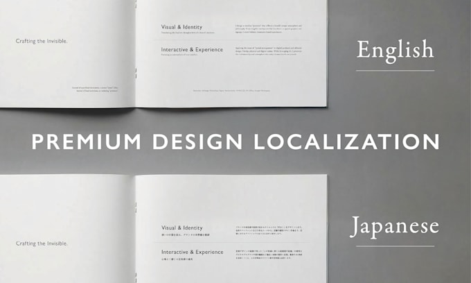provide premium english to japanese design localization