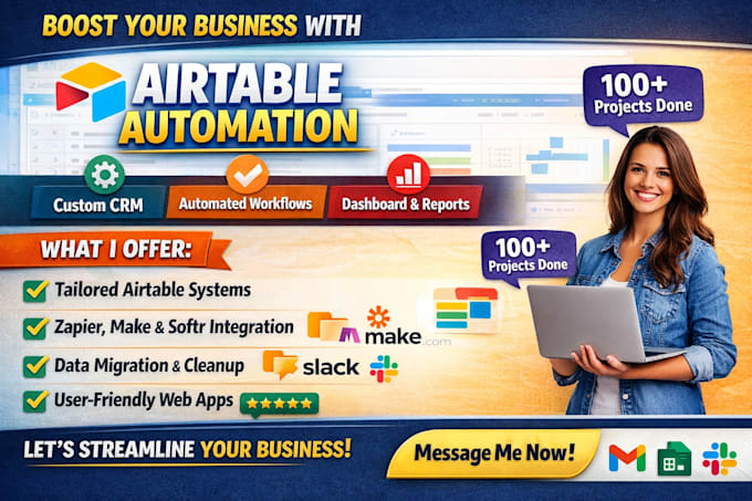 do airtable CRM setup, airtable consultant, airtable workflow automation, softr