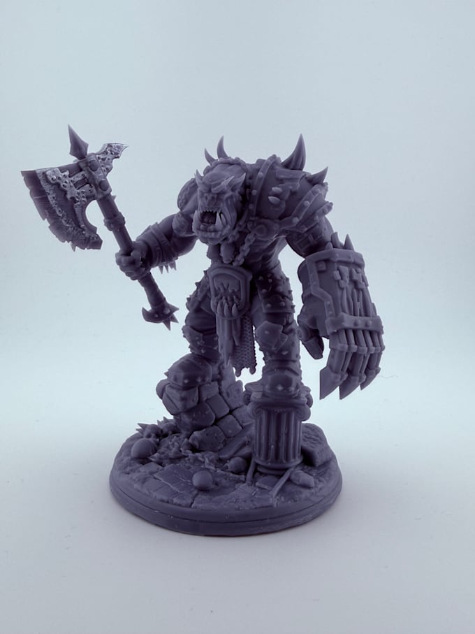 3d print your model in high quality using fdm or sla