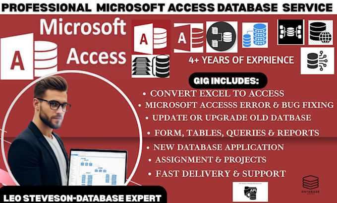 develop microsoft access database application , convert excel to access