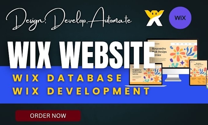 wix studio website design wix development with wix velo, wix code, wix database