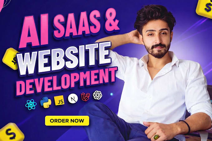 full stack ai software developer for ai saas ai mvp app ai website development