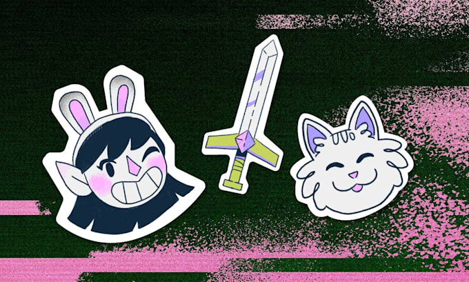 make printable and digital stickers