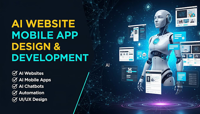 ai website, ai mobile app, ai chatbot and ai software