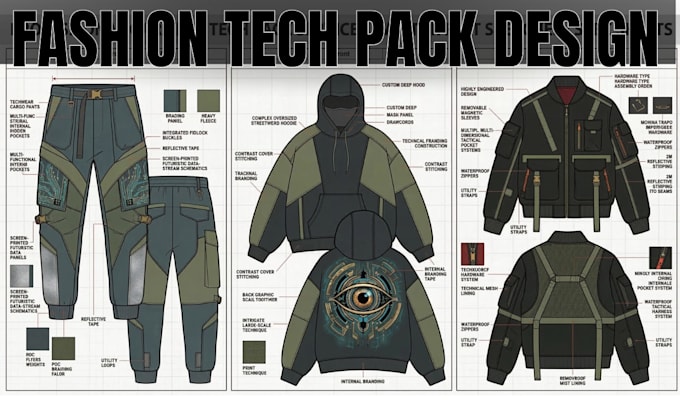 design fashion tech pack clothing tech pack fashion flats apparel design