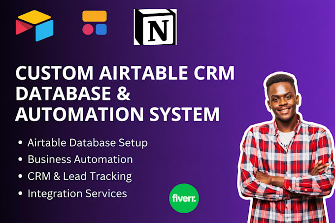 build airtable crm, database or automation system