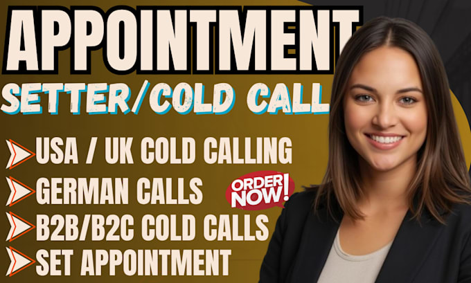 do appointment setting expert for USA UK canada cold calling german kaltakquise