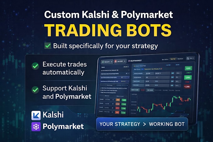 build a custom profitable kalshi and polymarket trading bot