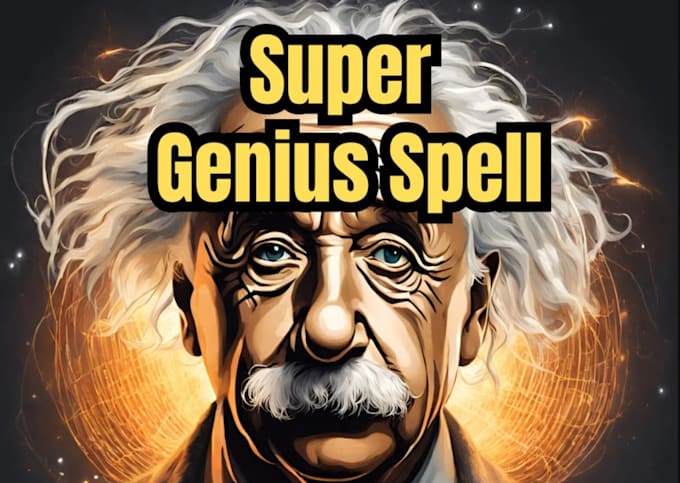 cast genius spell intelligence boost, sharper mind, creativity activation spell