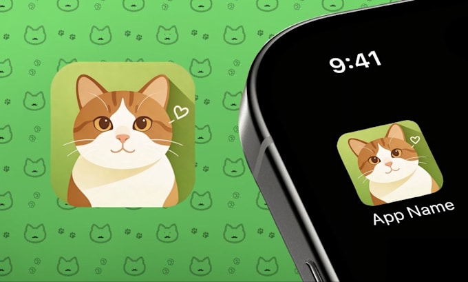 design modern app icon and app logo