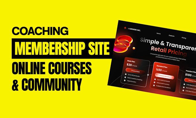 create a coaching membership site with online courses and community