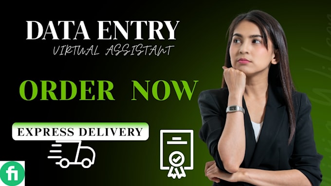 be your virtual assistant for data entry, typing, copy paste and web research
