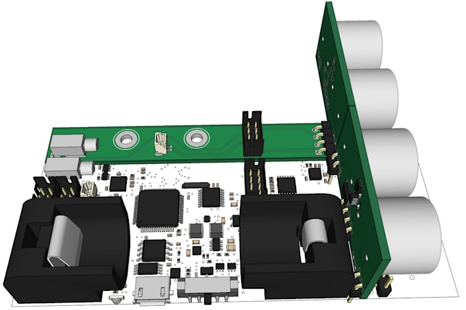 fix debug or improve pcb design with noise grounding and layout issues resolved