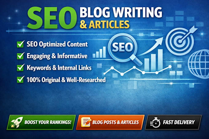 write SEO friendly blogs and articles