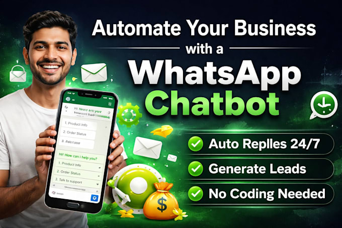 build whatsapp business chatbot and api integration,chatbot