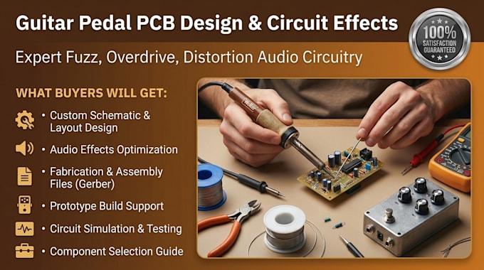 design guitar pedal pcb distortion fuzz overdrive audio effects circuit