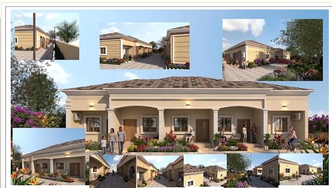 make 3d revit architectural models and immersive renderings