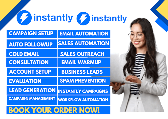 setup instantly ai and manage instantly cold campaigns