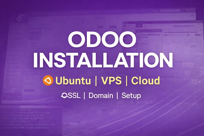 install odoo on ubuntu vps or cloud server with full setup