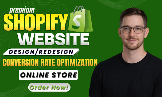 design shopify ecommerce website development for shopify cro report, bug fixing