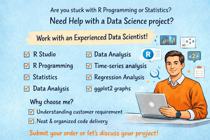 do r programming studio, python, and data analysis work
