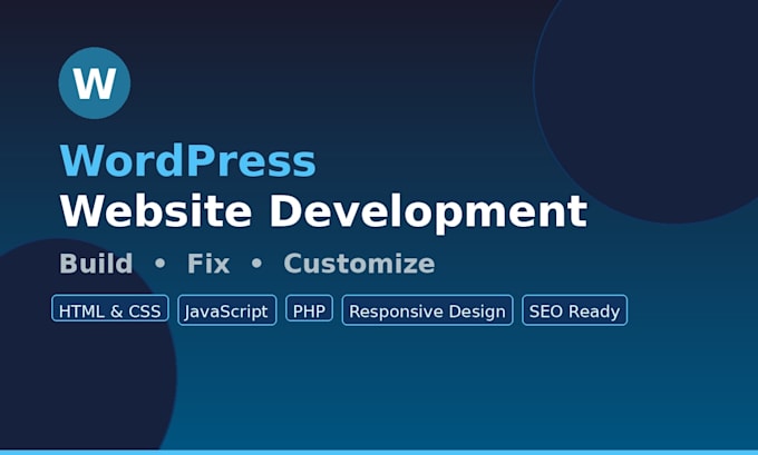 design and develop a responsive wordpress website with custom design