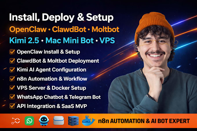install, setup, deploy openclaw clawdbot claude ai deploy kimi 2 6 mac mini bot