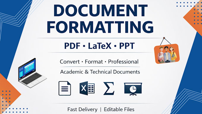 deliver professional academic document conversion and formatting