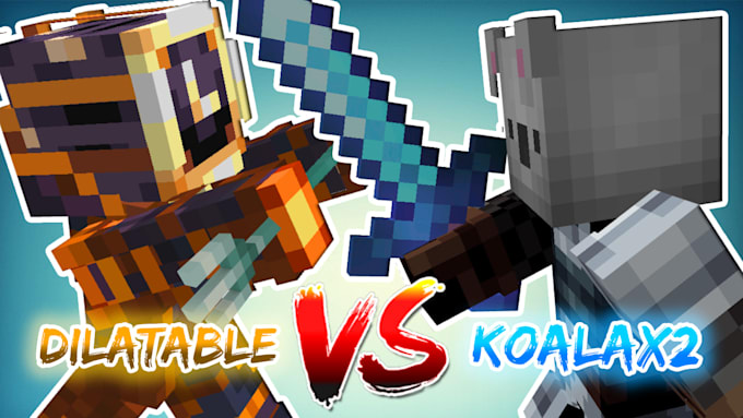 Design you a custom minecraft youtube thumbnail for your video by ...