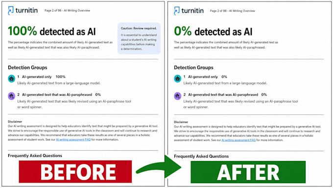 convert ai content into plagiarism free human text