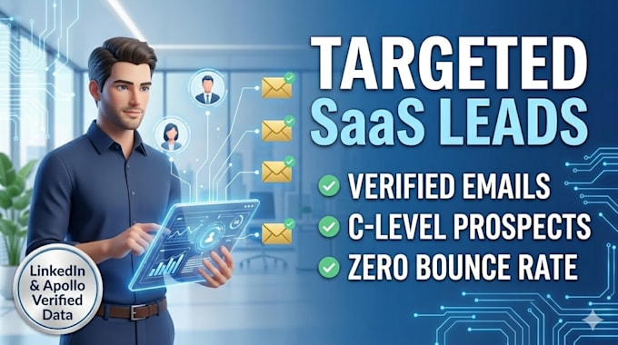 provide targeted b2b lead generation for saas and tech startups