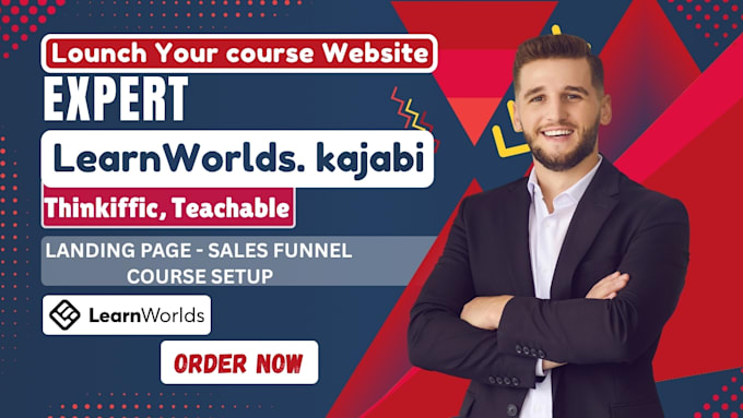 set up lms website on kajabi, learndash, learnworlds, thinkific