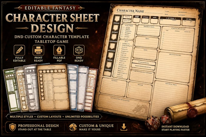 design rpg rulebook layout, board game manual, tabletop rpg, game deck card game