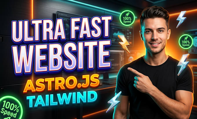 build an ultra fast website using astro js and tailwind CSS