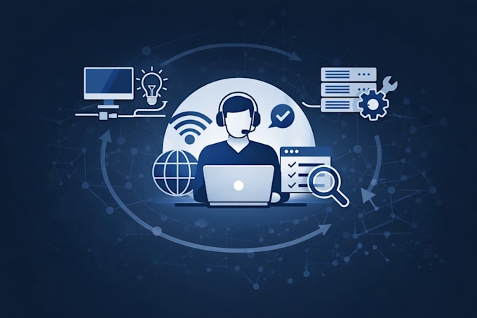 provide technical support on IT network, servers and clients