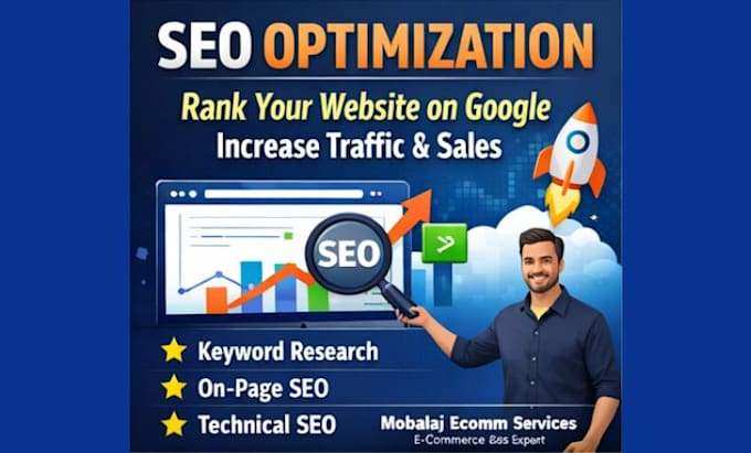technical, on page and website SEO optimization