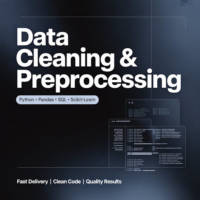clean and preprocess your dataset using python and pandas