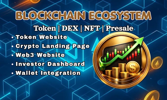 build develop clone full blockchain ecosystem token dex nft presale website